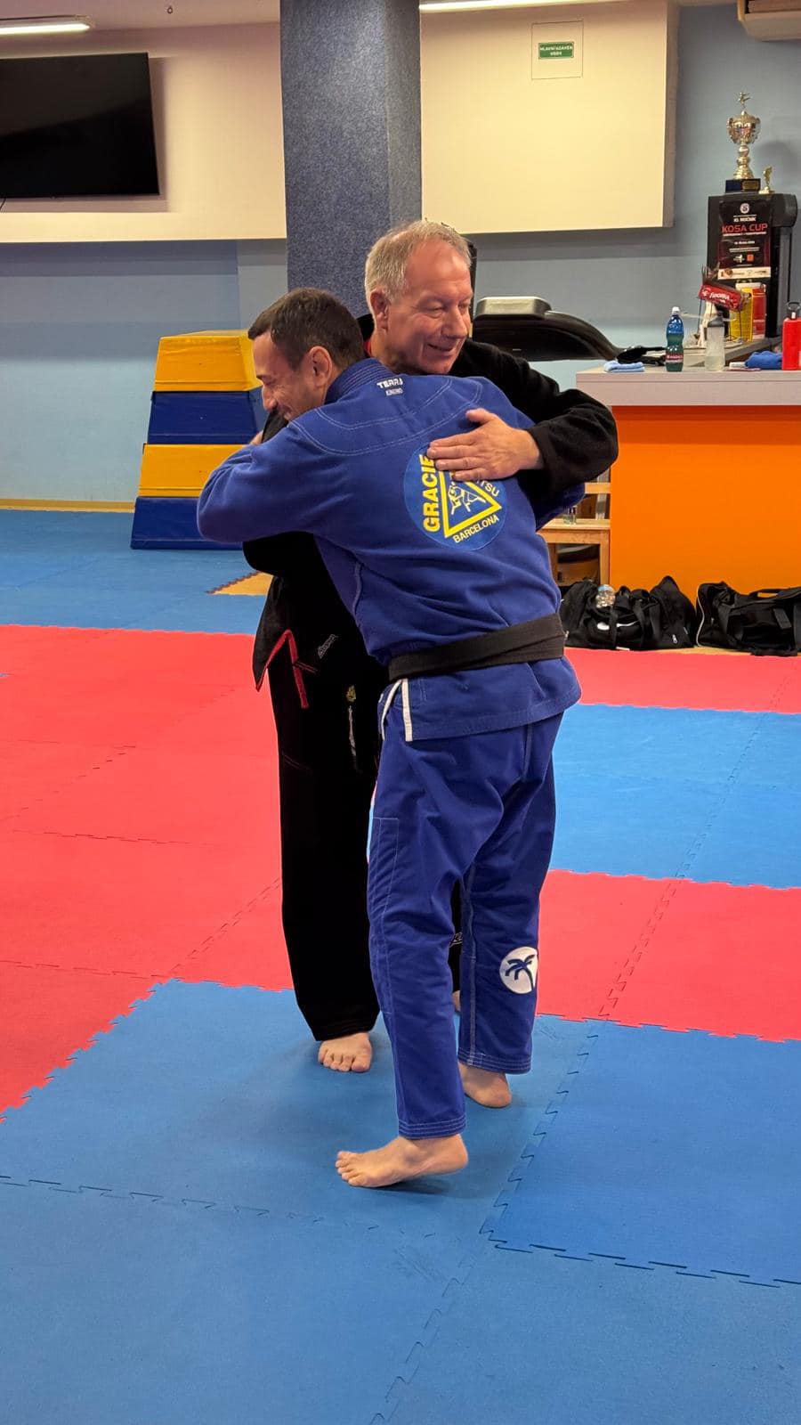 Robin Gracie uděluje Láďovi Rybníčkovi druhý stupeň