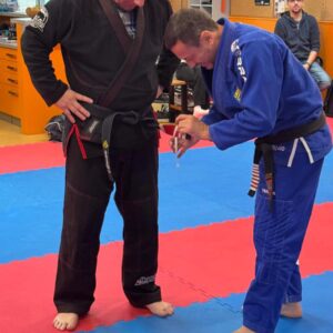 Robin Gracie uděluje Láďovi Rybníčkovi druhý stupeň