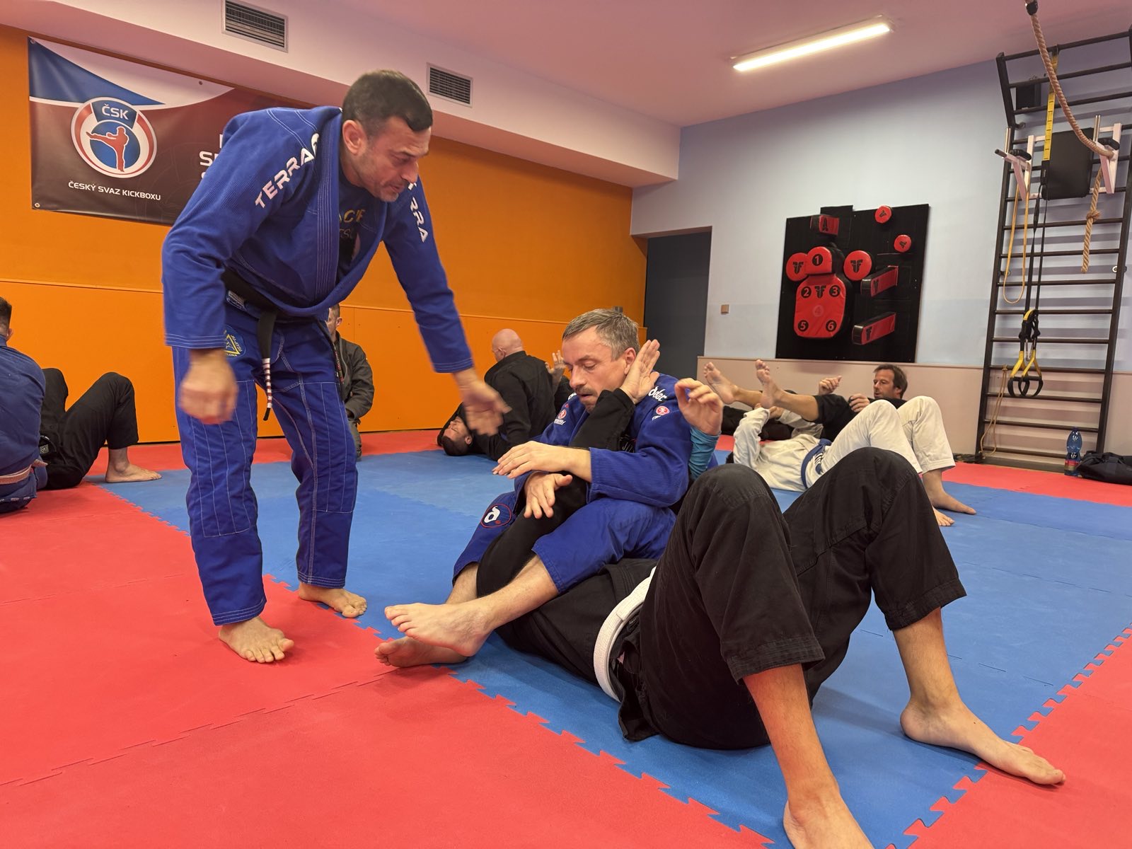 Robin Gracie na semináři BJJ v Horních Počernicích